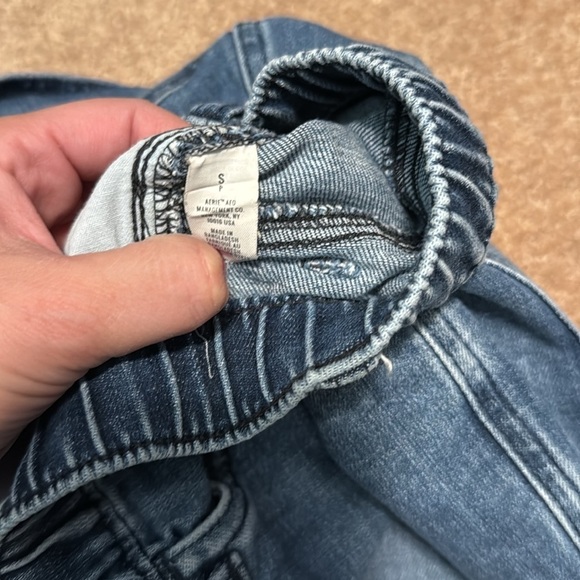 Aerie pull on drawstring jeans size small - Picture 3 of 6
